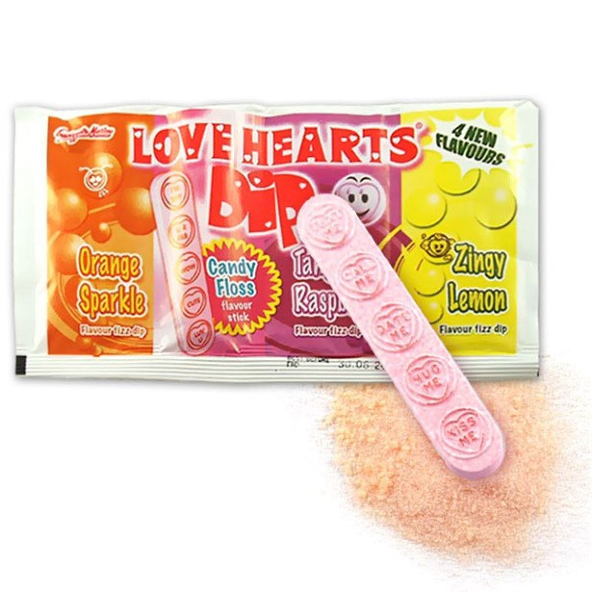 Love Hearts Dip - 4 Flavours - 23g