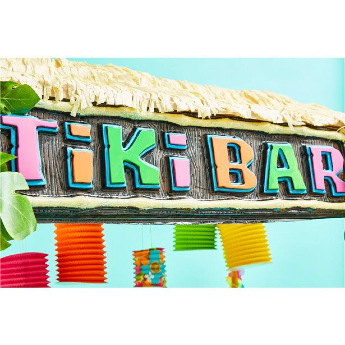 Tiki Bar Sign - 1m Hawaiian Decoration