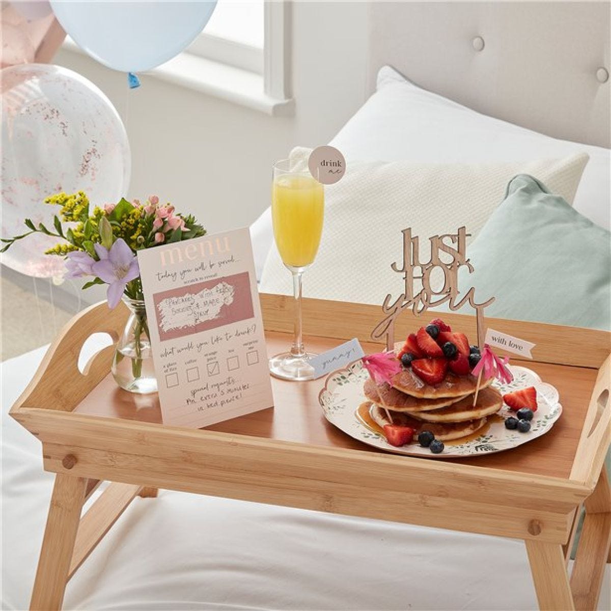 Customisable Breakfast In Bed Set