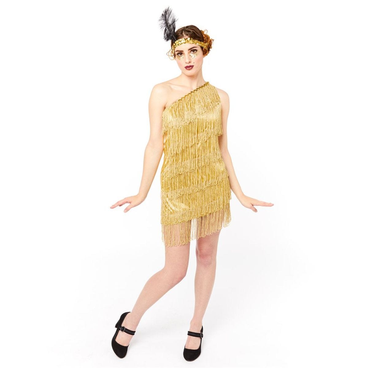 Gold Flapper Dress - Adult Costume