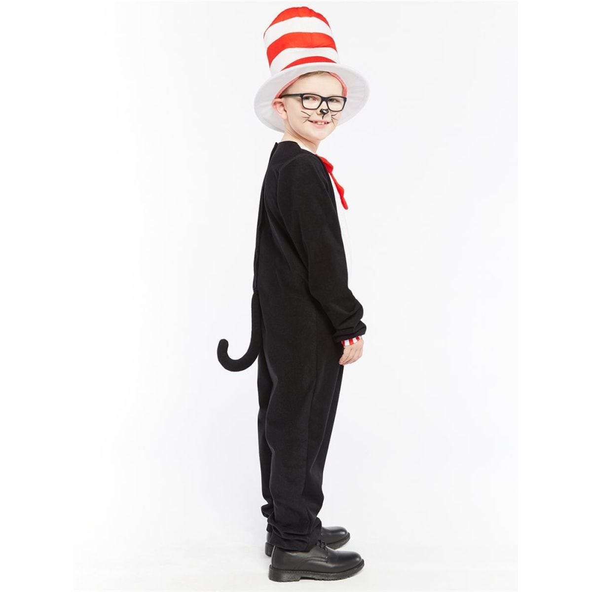 Dr Seuss Cat in the Hat Jumpsuit - Child and Teen Costume