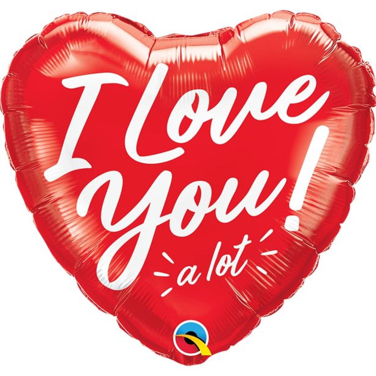 I Love You a lot Balloon - 18" Foil