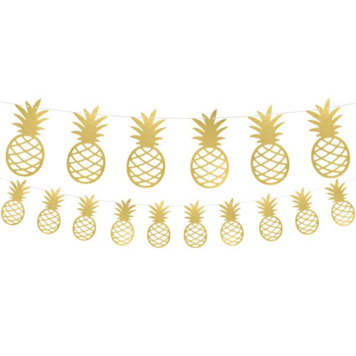 Gold Pineapple Garland - 1.5m