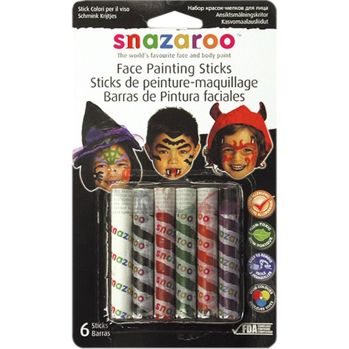 Snazaroo Halloween Face Painting Sticks