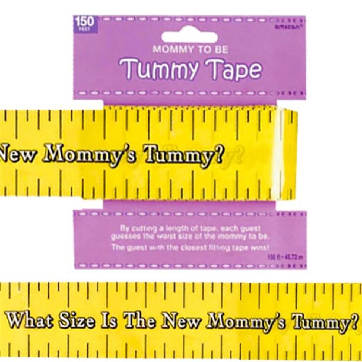 Baby Shower Measuring Tape Game