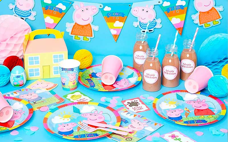 Everything you need for a Peppa Pig birthday party for kids