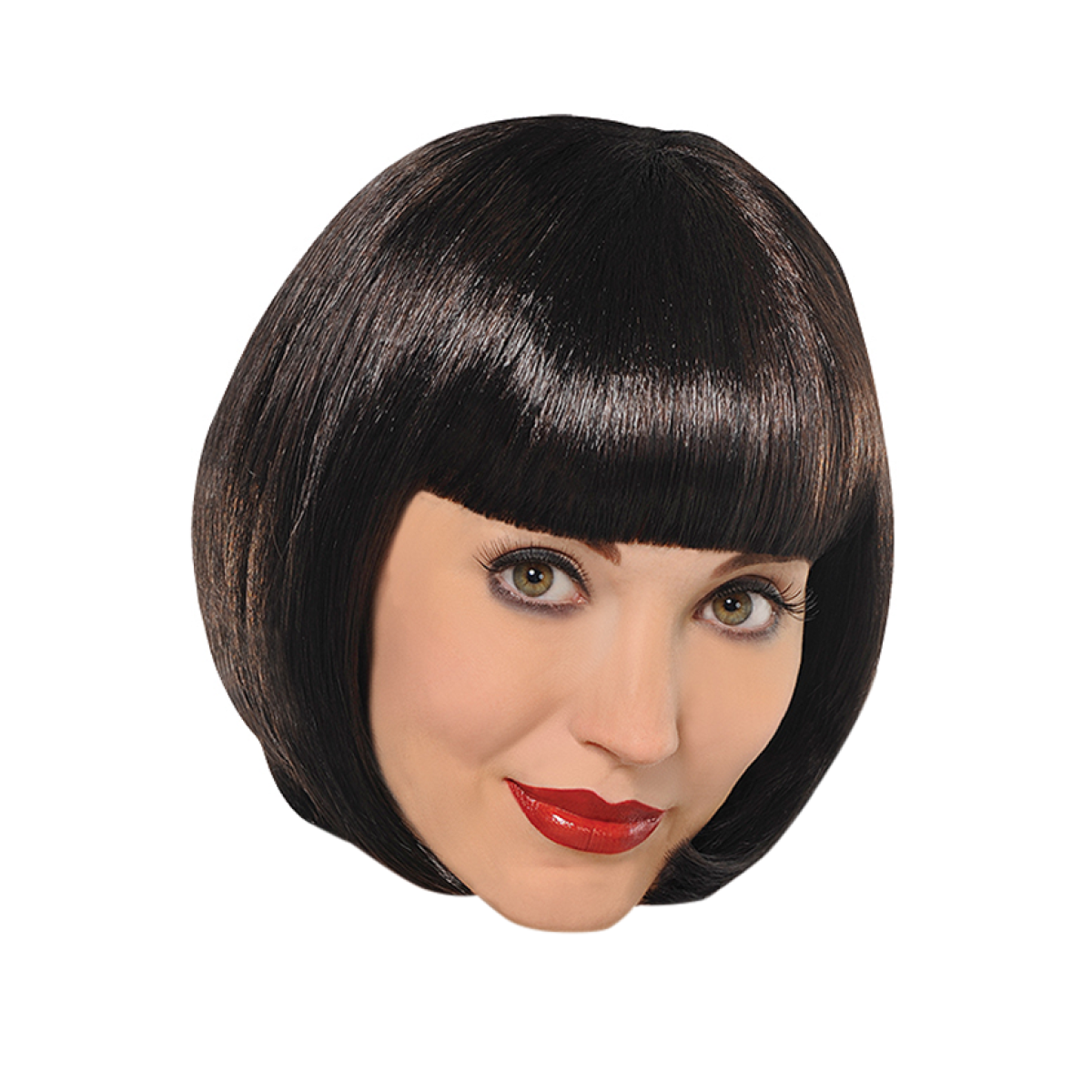 20s Black Flapper Wig